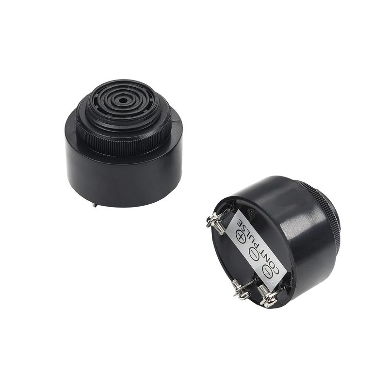 Fielect DC12V 90dB Active Electronic Buzzer Alarm Sounder Intermittent Sound Beep Speaker 2Pcs - Image 1